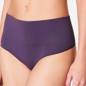 NEW SPANXshape ExtraOrdinary Thong 2X Aubergine